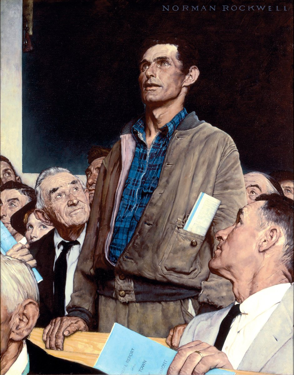 AL REPORT TOWN NORMAN ROCKWELL
