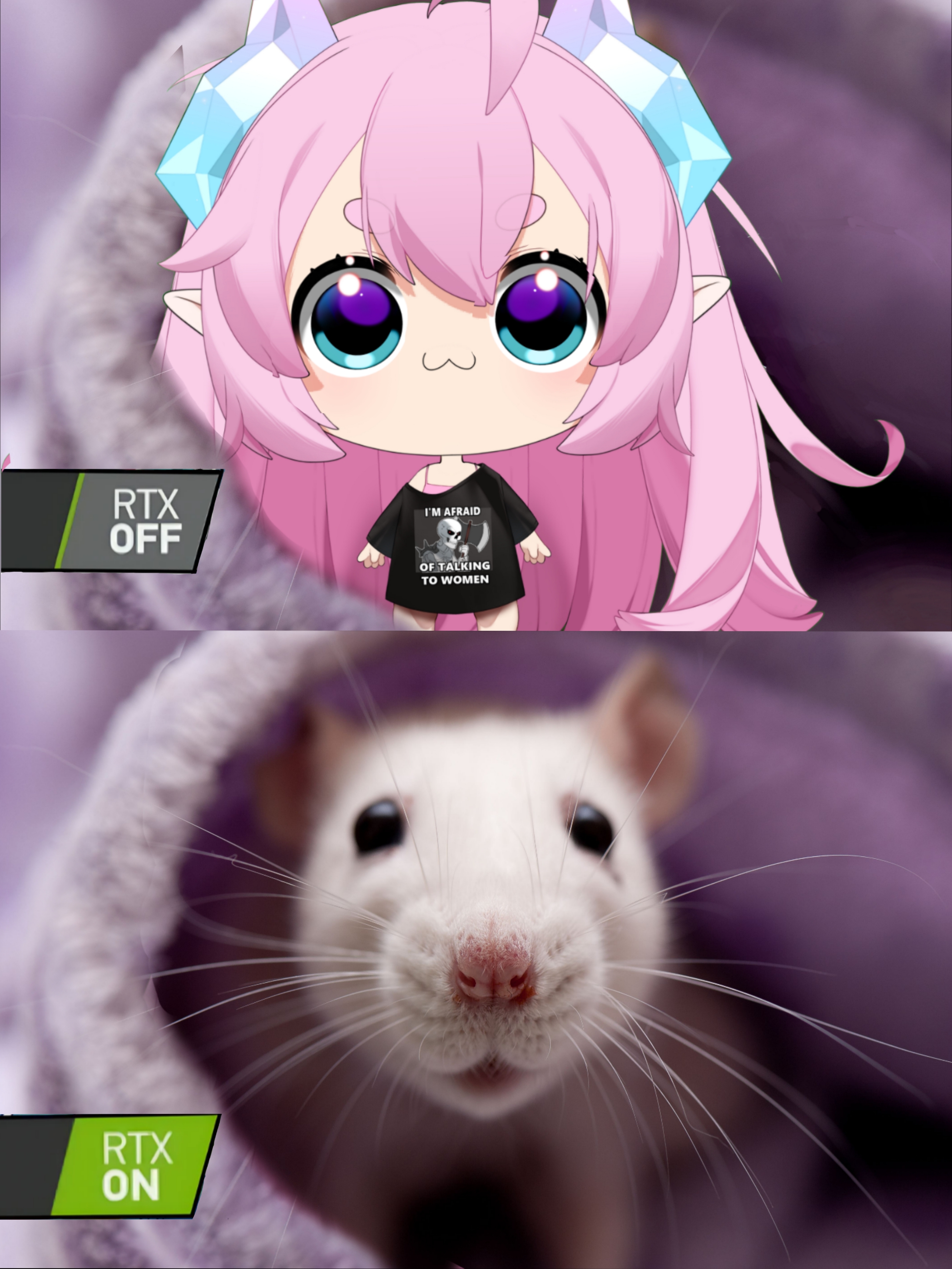 RTX OFF I'M AFRAID OF TALKING TO WOMEN RTX ON