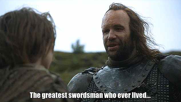 The greatest swordsman who ever lived...
