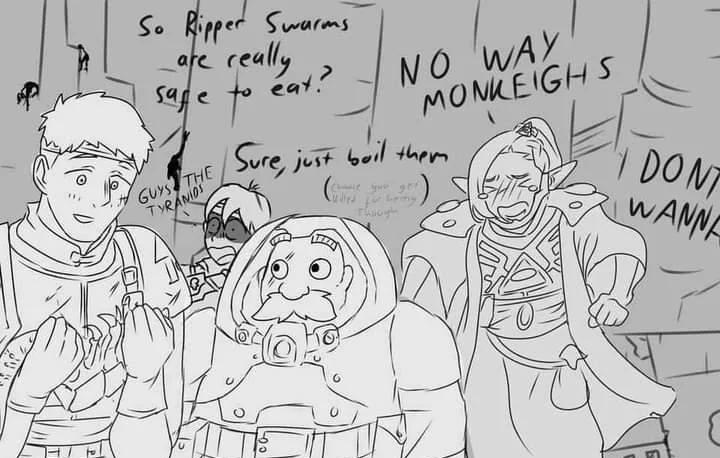 So Ripper Swarms are really safe to GUYS THE TYRANIOS eat? NO WAY MONKEIGHS Sure, just boil them не дни до DONT WANNA