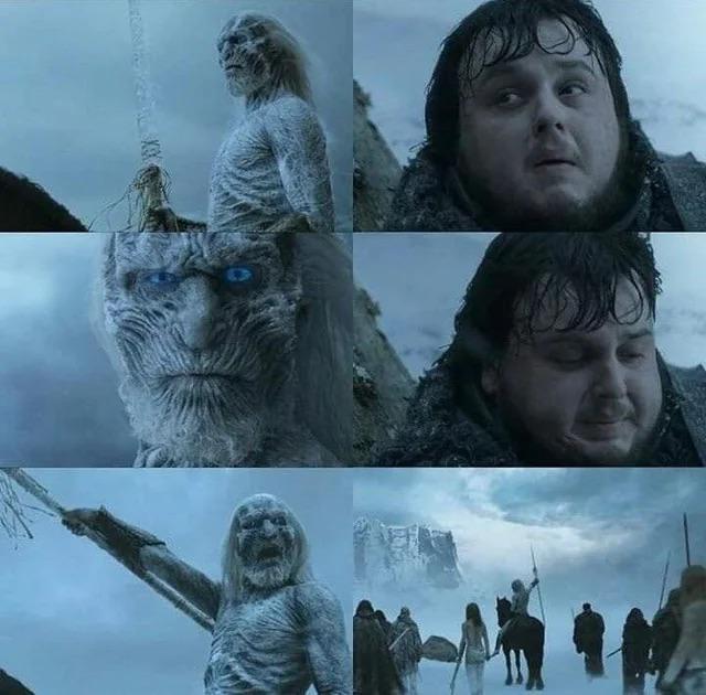 He’s that miserable, the White Walkers were like “meh” | /r/FreeFolk