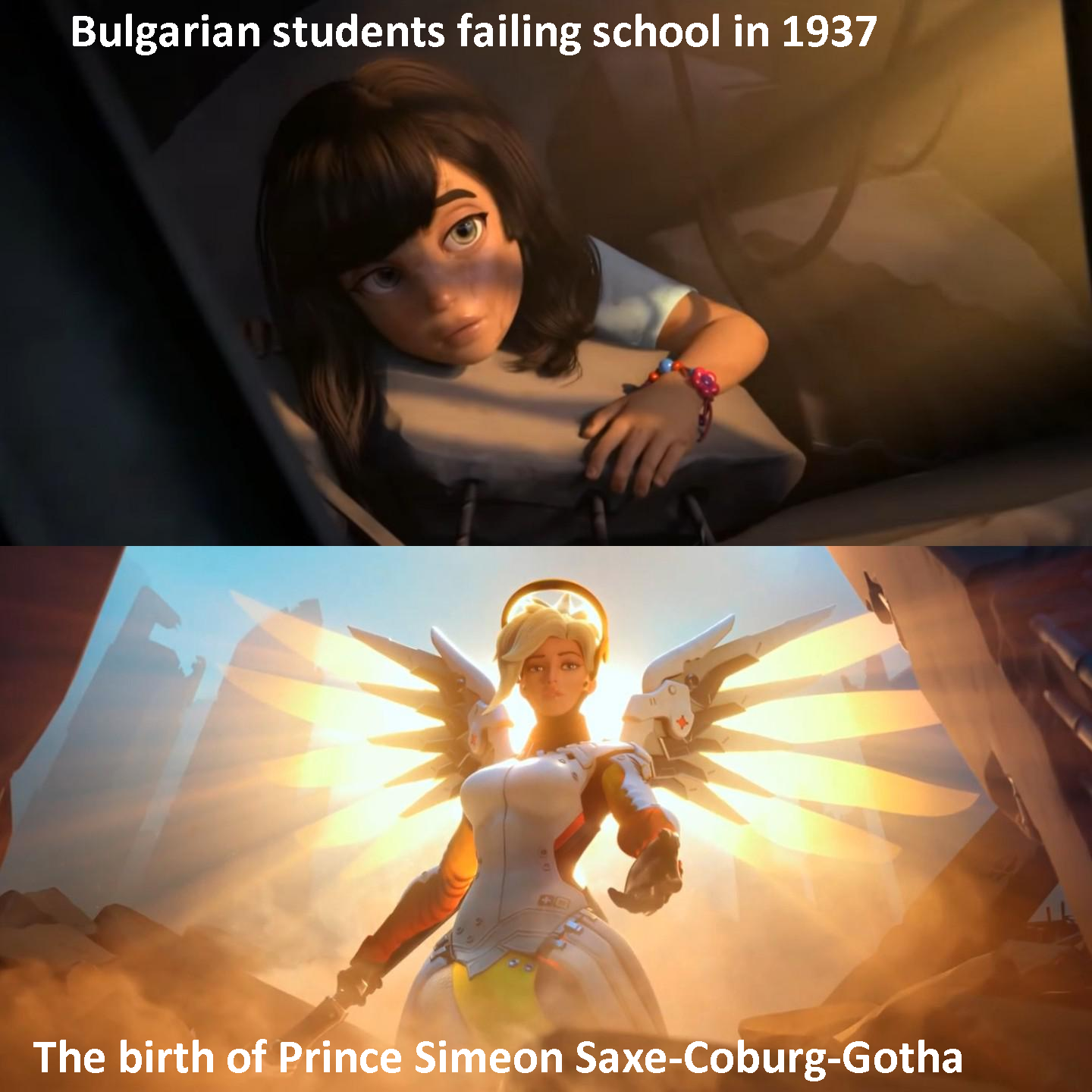 Bulgarian students failing school in 1937 40 The birth of Prince Simeon Saxe-Coburg-Gotha
