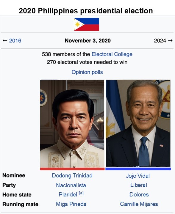 Trump vs Biden but it's Philippines