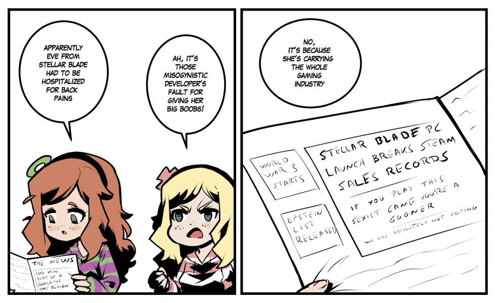 Context: Stellar Blade is released on PC