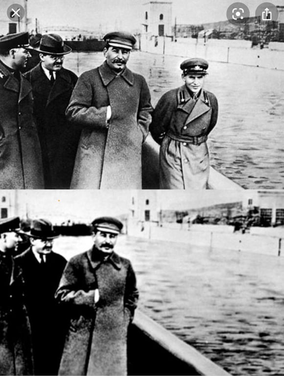 Stalin’s Photoshop: Stalin used a group of photo retouchers to cut his enemies out of supposedly doc...