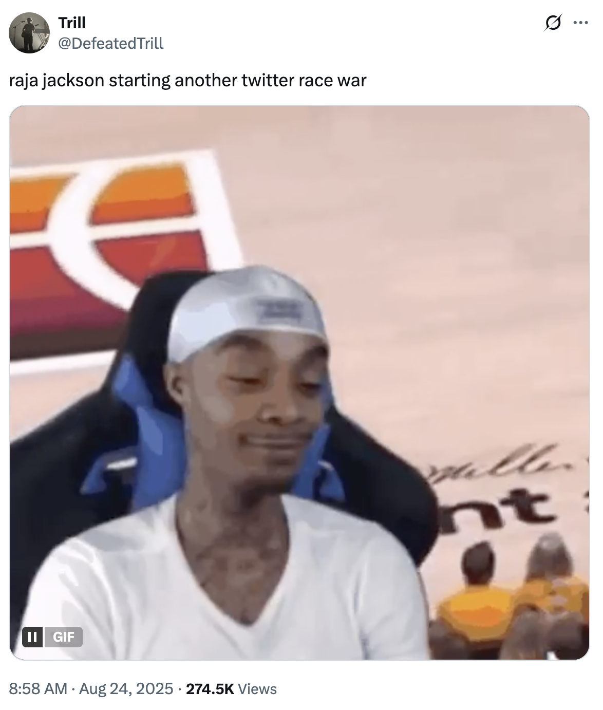 A viral "tweet":https://knowyourmeme.com/memes/sites/twitter-x about Raja Jackson, the son of former "MMA":https://knowyourmeme.com/memes/cultures/mixed-martial-arts-mma-ufc fighter "Rampage" Jackson, beating pro wrestler Syko Stu unconscious and hospitalizing him in an August 2025 "Kick":https://knowyourmeme.com/memes/sites/kick-streaming-platform livestream.