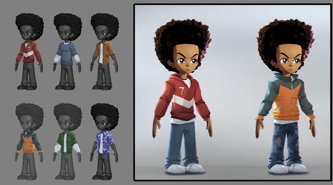 Huey Freeman concept art