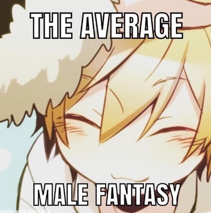 THE AVERAGE made with men MALE FANTASY