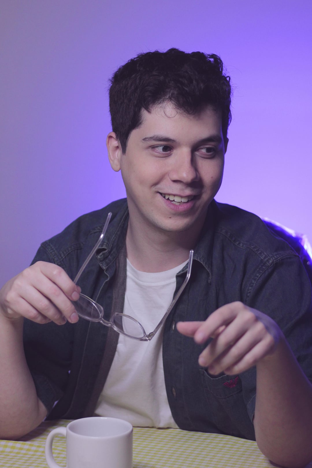 What way are the glasses?