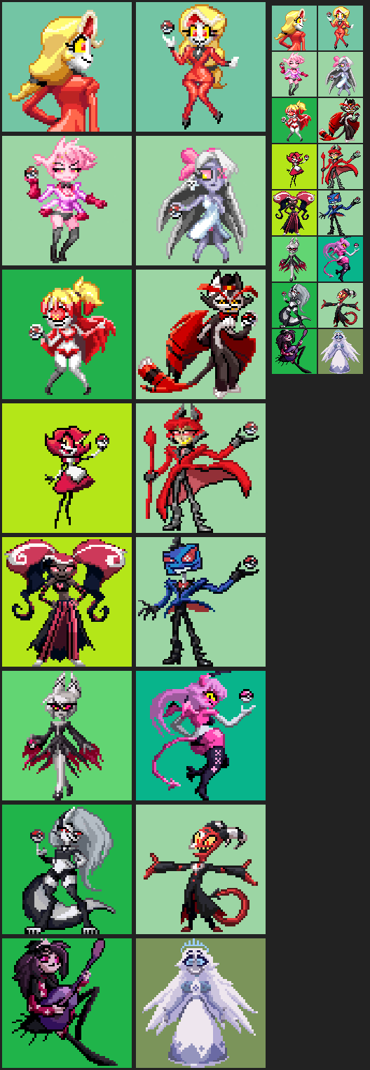 Some crappy sprites for use in a Pokemon Emerald rom hack.