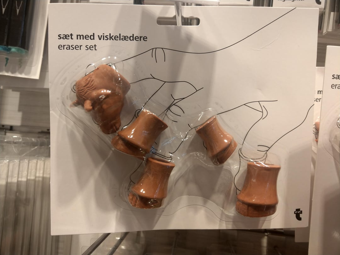 sæt med viskelædere eraser set m ser sa era
