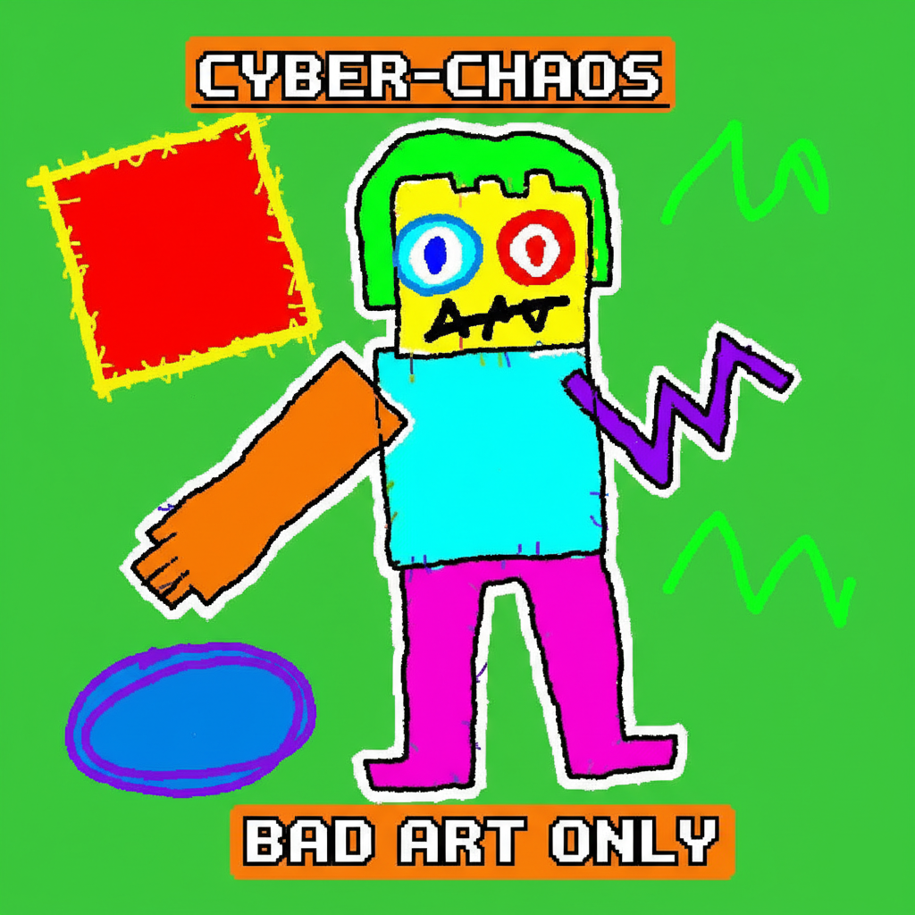 CYBER-CHAOS AM ло BAD ART ONLY