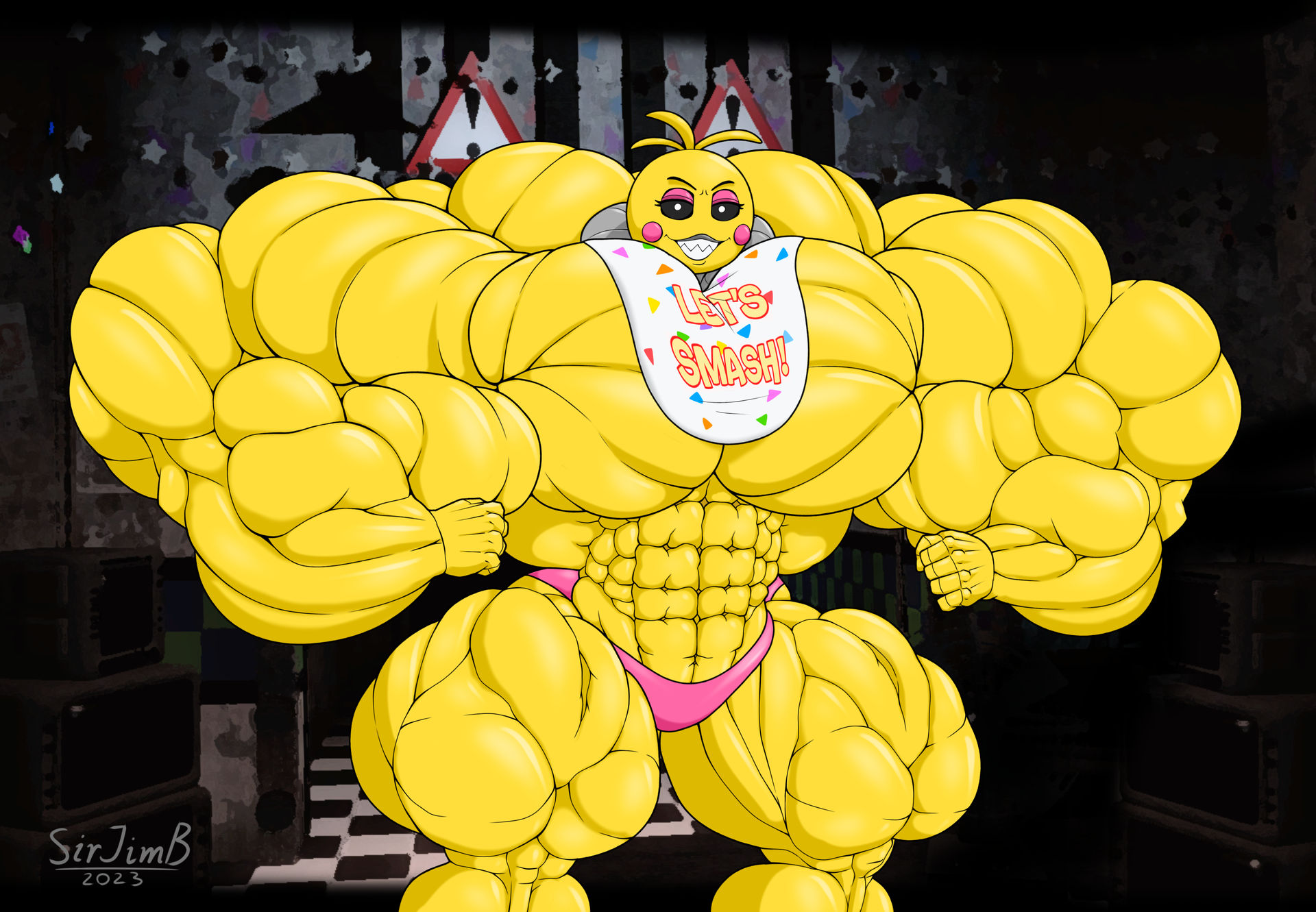Buff Muscle Growth Toy Chica 