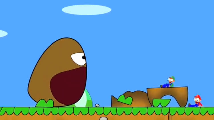 Pou Roar Super Mario 