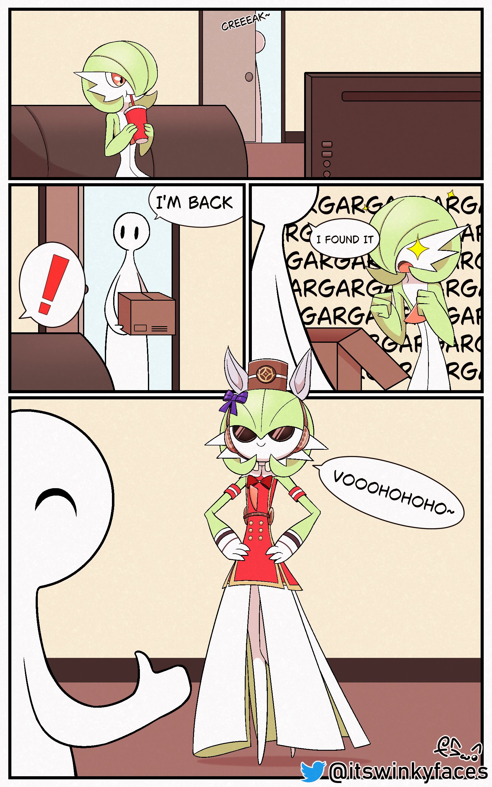 CREEEAK Ilod I'M BACK LGARG ARG RGI FOUND IT AA GARGAR R ARGARG RG GARGA SAR GAF ARC RG VOOOHOHOHO~ @itswinkyfaces