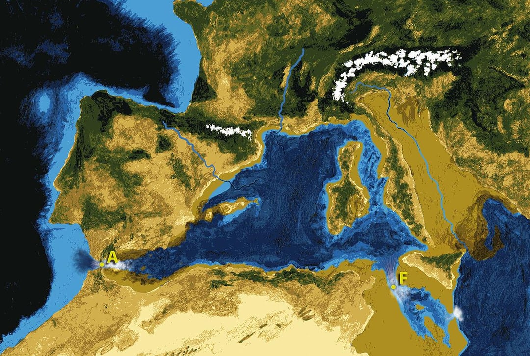 TIL the Mediterranean once dried up