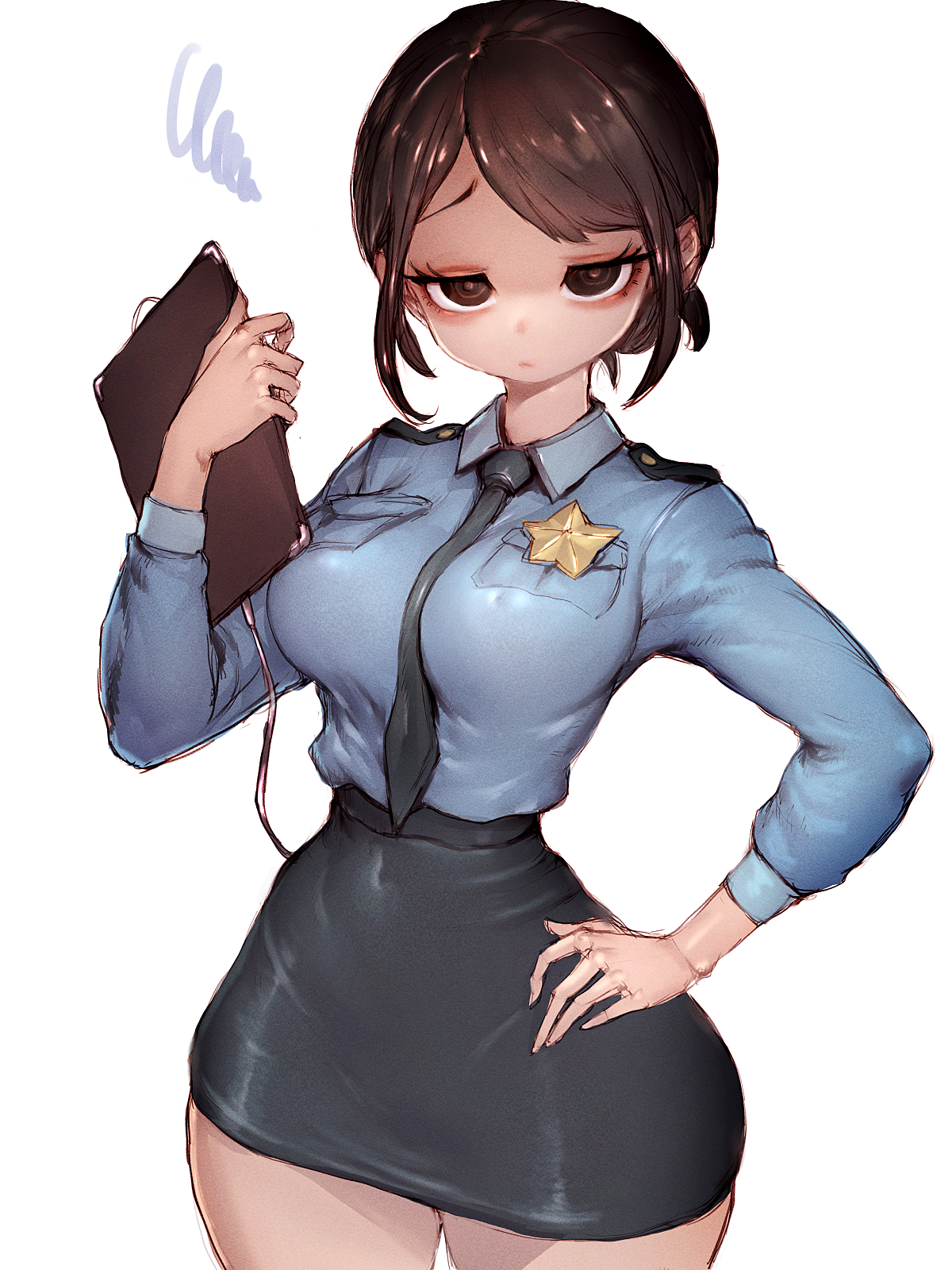 I can't post the Chiharu and Makina pieces this artist did.