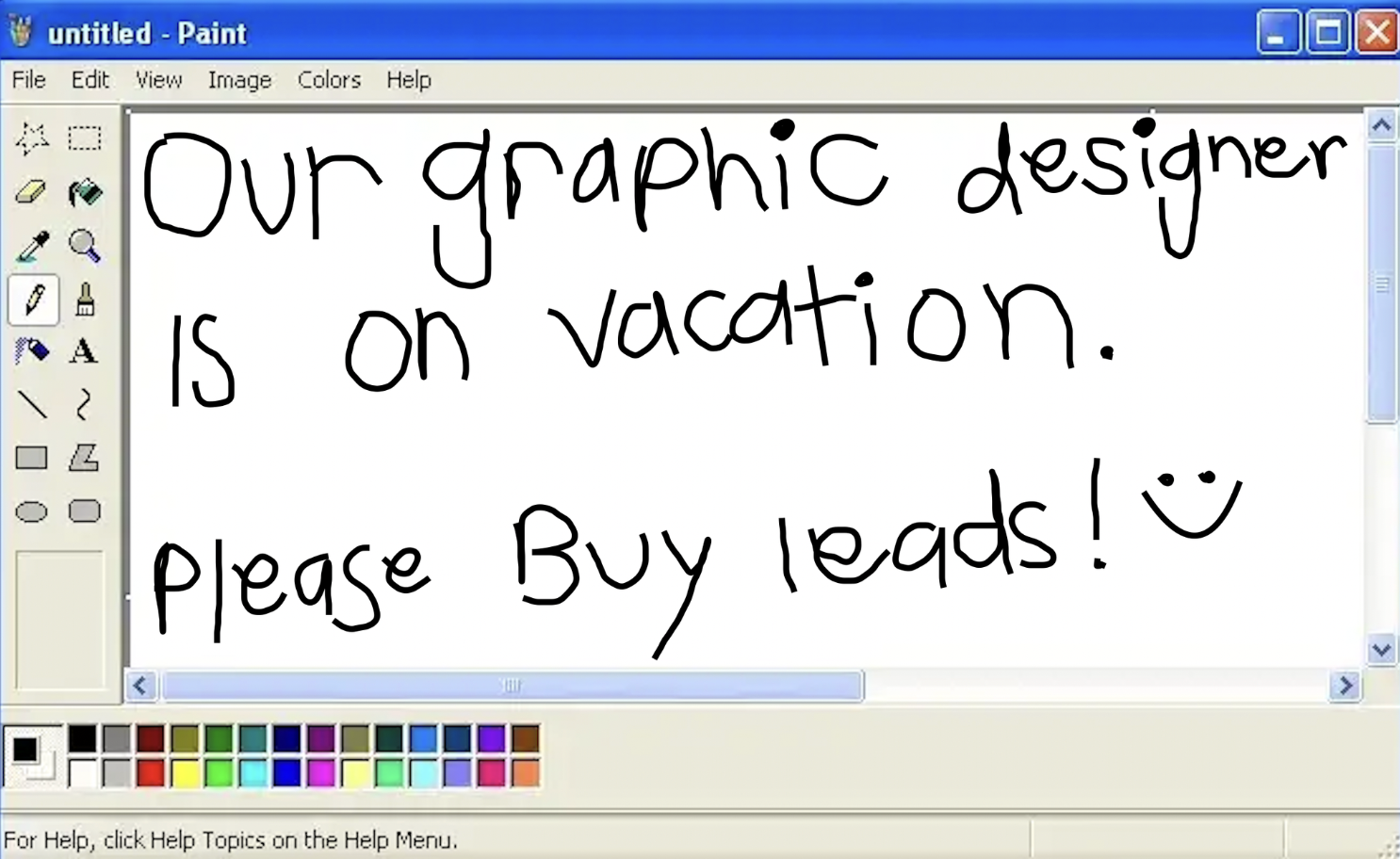 Facebook post @Inquirly.com posted their version of the "Our designer is on leave" trend in 2023.
