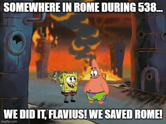 In the end, those who came closest to destroying Rome... were the ...