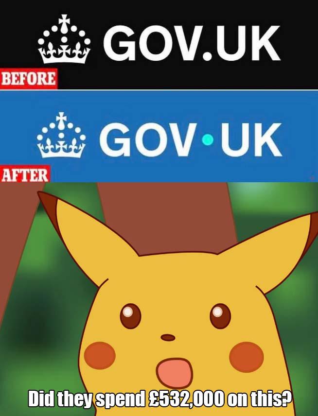 ***GOV.UK BEFORE *GOV.UK AFTER Did they spend £532,000 on this?