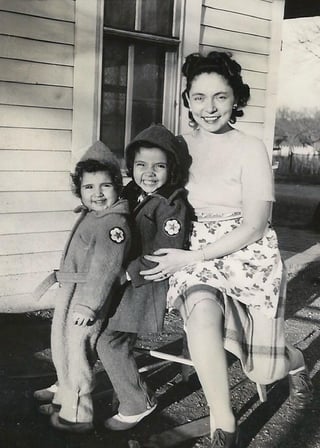 Two generations, 1945