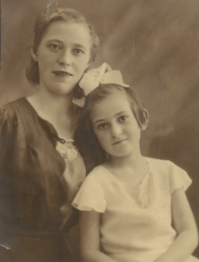 Mother and daughter, 1944