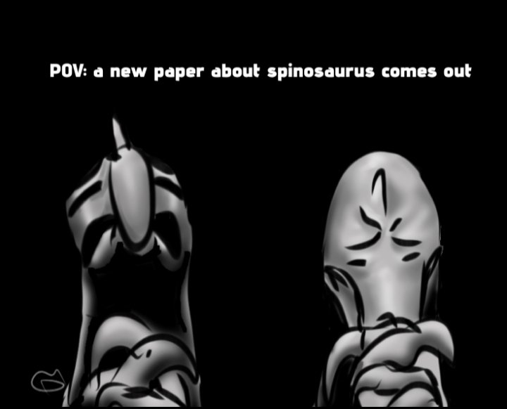 POV: a new paper about spinosaurus comes out