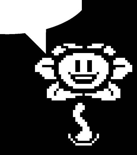 Flowey speech bubble