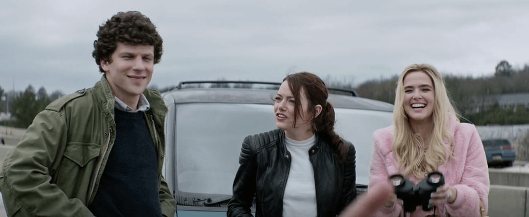 Zombieland 2, Cameraman finger shown on screen