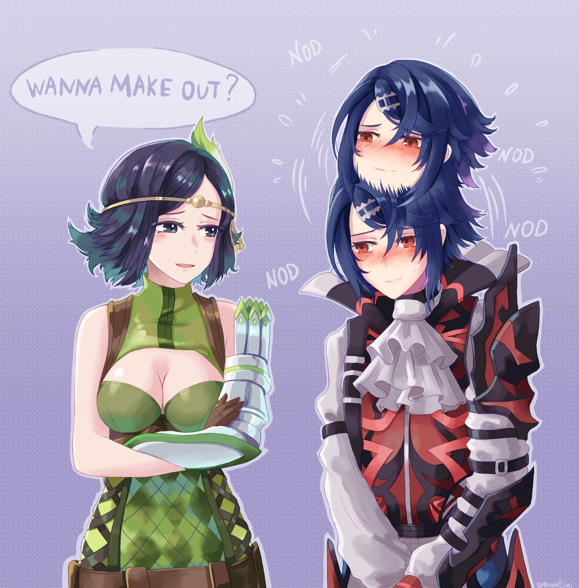 WANNA MAKE OUT? NOD NOD NOD NOD @ARAYAEJIRI