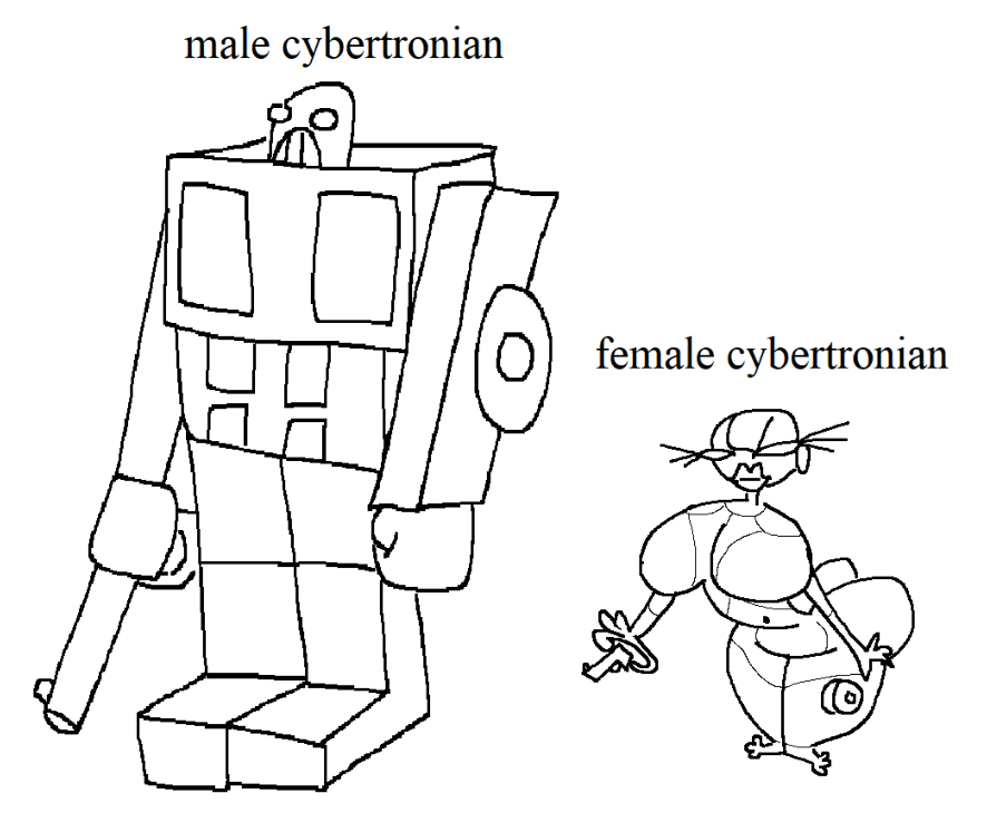 male cybertronian female cybertronian