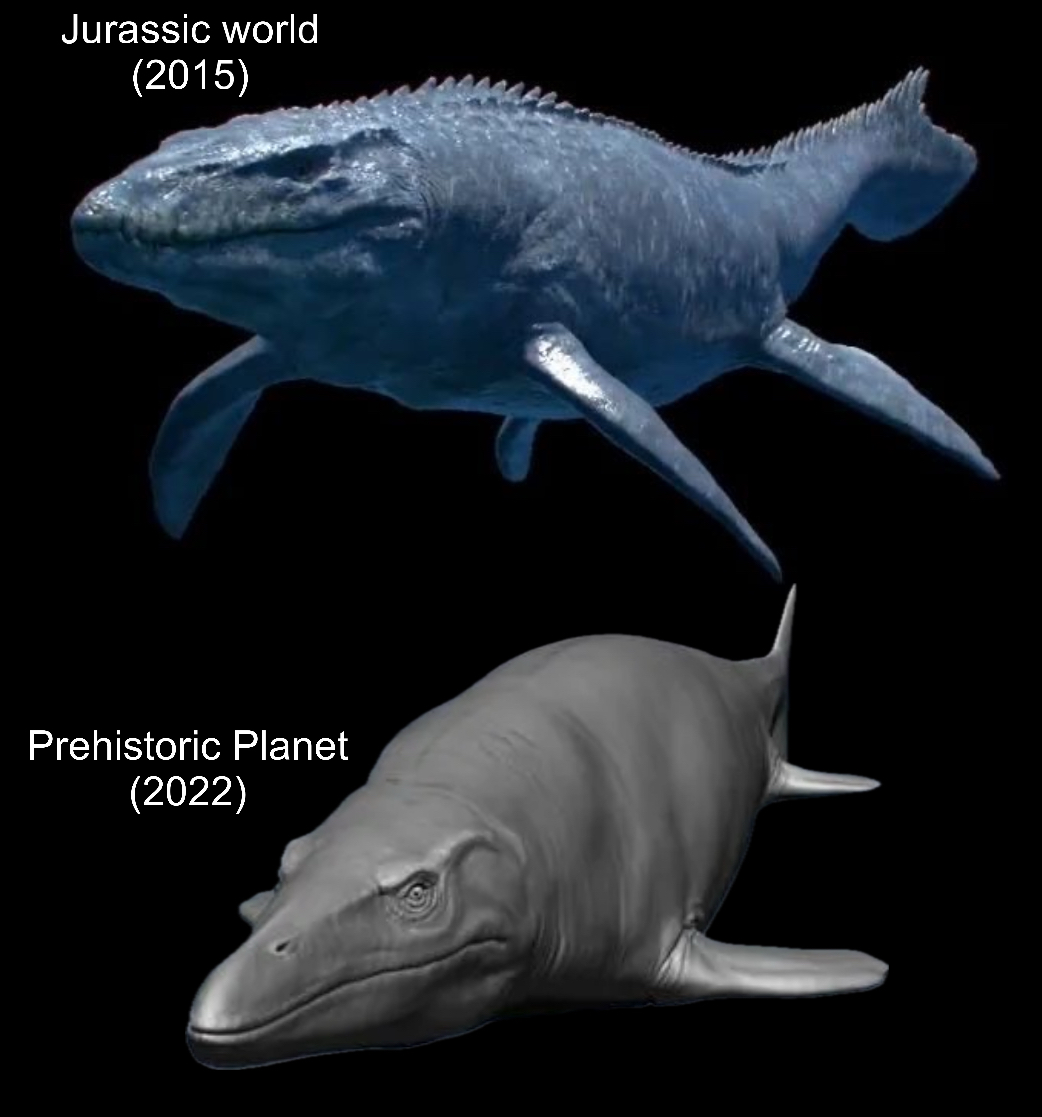 Jurassic world (2015) Prehistoric Planet (2022)