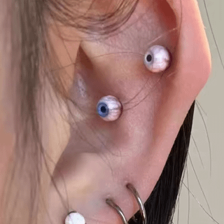 Eyeball earrings