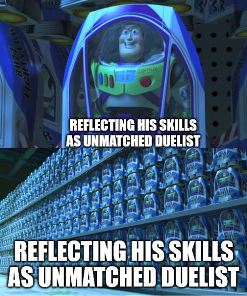 LIGHTYEAR BUZZ 000 LIGHTYEAR REFLECTING HIS SKILLS AS UNMATCHED DUELIST REFLECTING HIS SKILLS AS UNMATCHED DUELIST