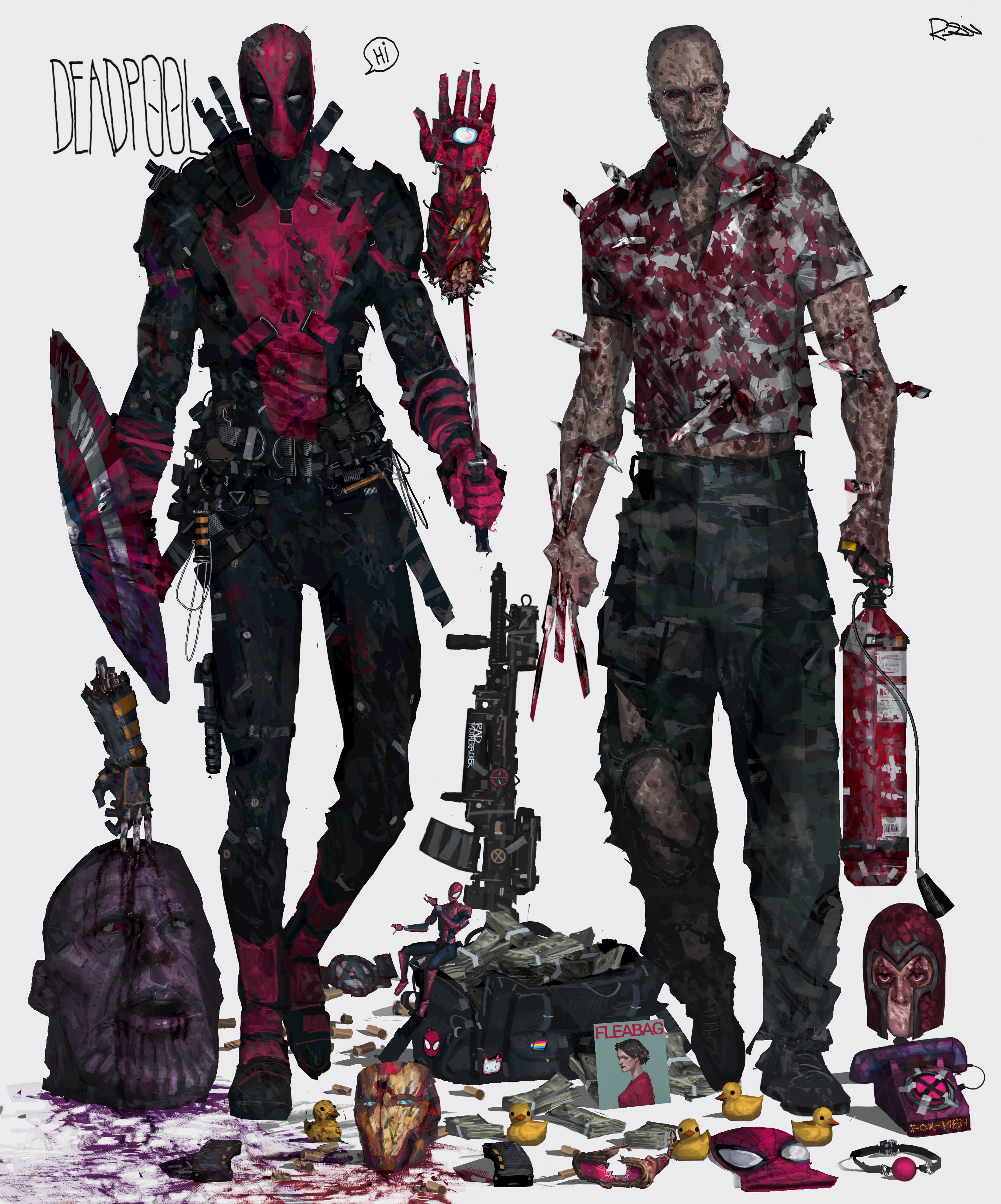 DEADPOOLS Hi 1 BAD M----------- FLEABAG A FOX-MEN