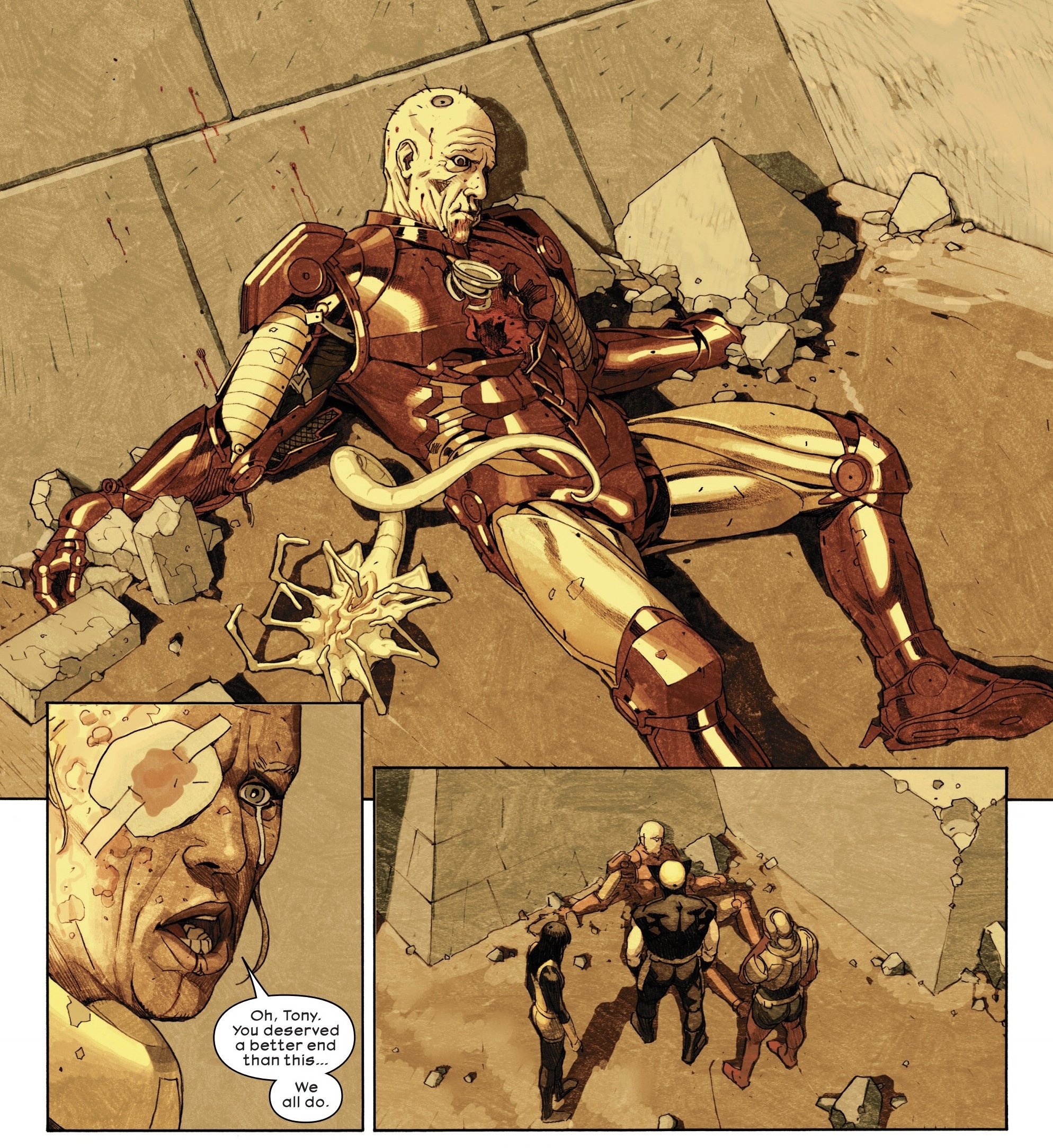 Oh, Tony. You deserved a better end than this... We all do.