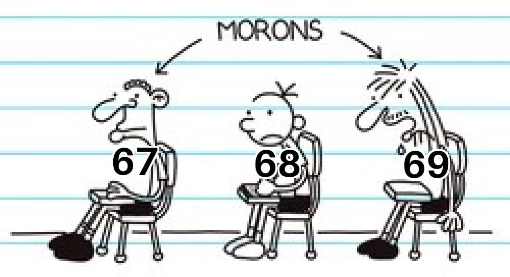 MORONS 67 68 69