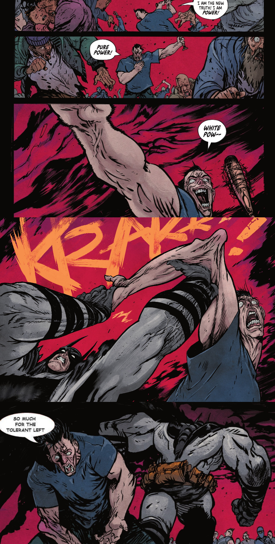 PURE POWER! I AM THE NEW TRUTH! I AM POWER! KRAK N www SO MUCH FOR THE TOLERANT LEFT WHITE POW--