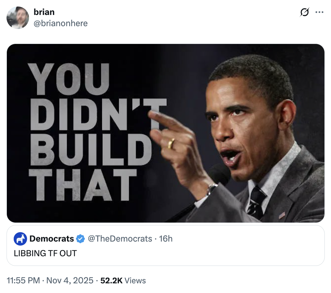Libbing You Didn't Build That | Libbing Out / Lib Out | Know Your Meme