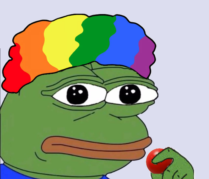 Pepe clown take off nose