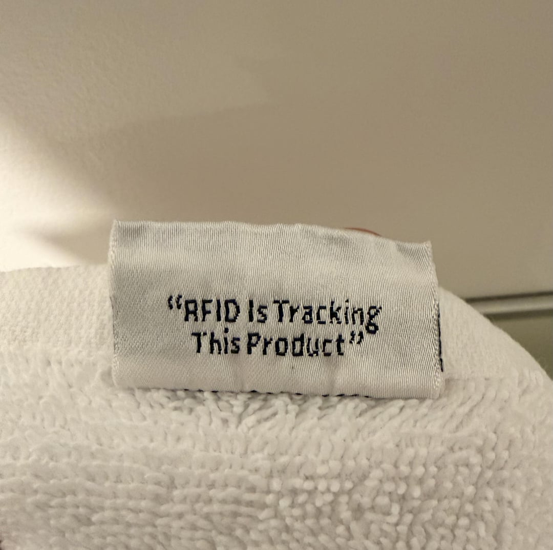 "RFID Is Tracking This Product"