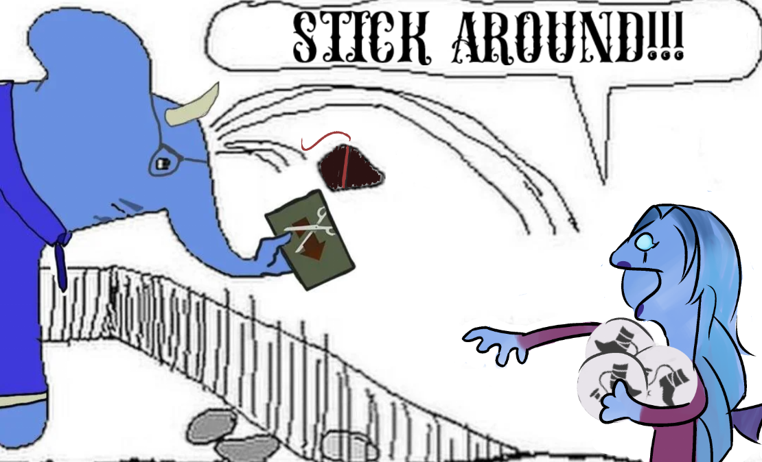 STICK AROUND!!!