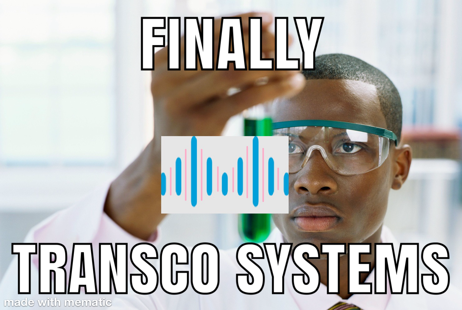 FINALLY TRANSCO SYSTEMS made with mematic