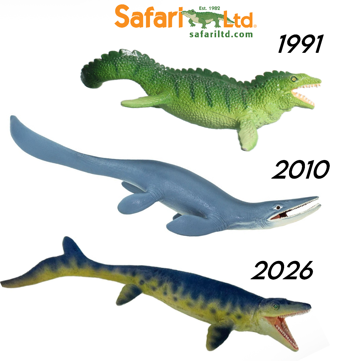 Est. 1982 Safari Ltd. safariltd.com 1991 2010 2026