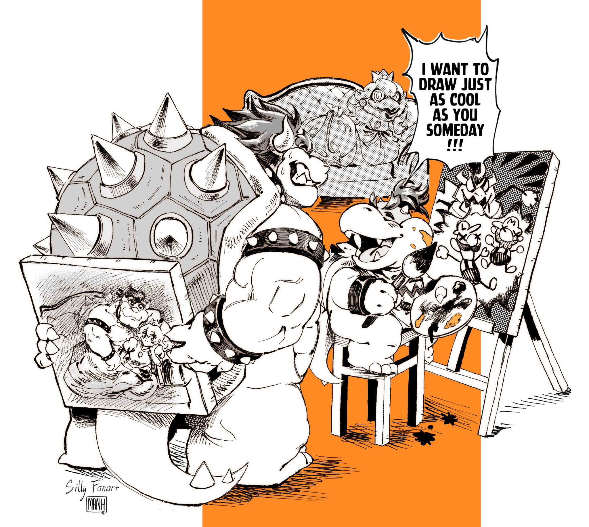 Silly Fanart MANH HO 111. ་ང་སས་་ I WANT TO DRAW JUST AS COOL AS YOU SOMEDAY !!!