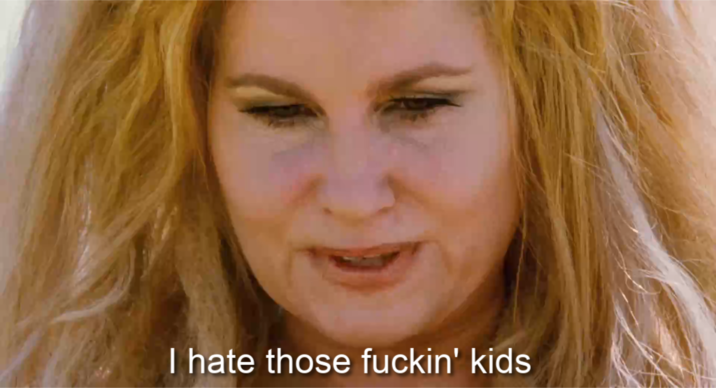 I hate those f-----' kids