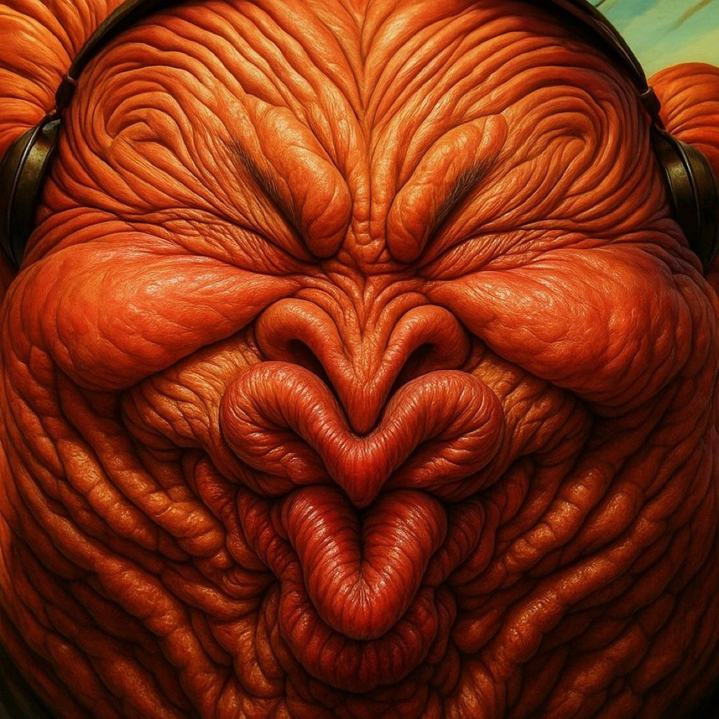 An "AI":https://knowyourmeme.com/memes/cultures/ai-artificial-intelligence edited photo of "IShowSpeed Smiling Trying Not to Laugh":https://knowyourmeme.com/memes/ishowspeed-smiling-trying-not-to-laugh, adding more wrinkles and exaggerated features.