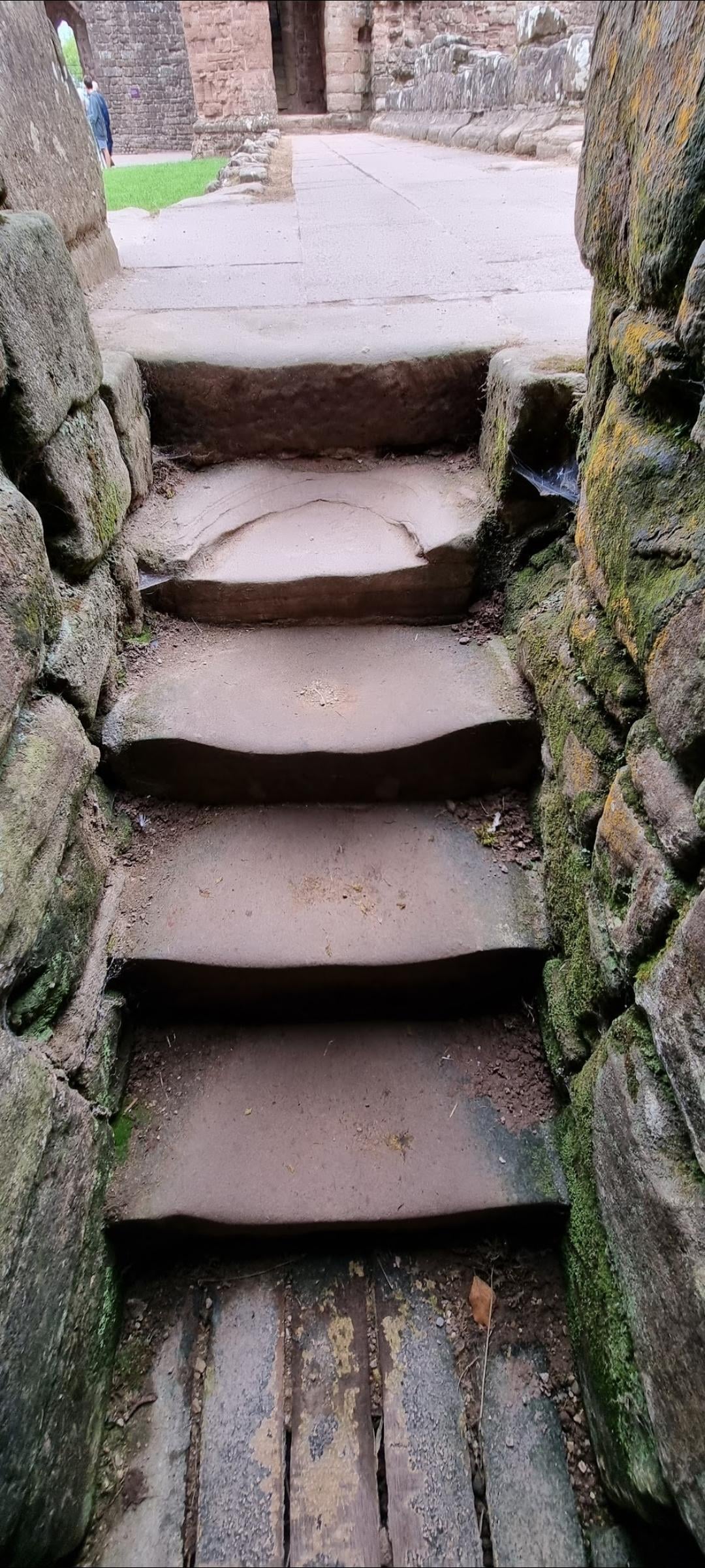 Steps at Goodrich castle