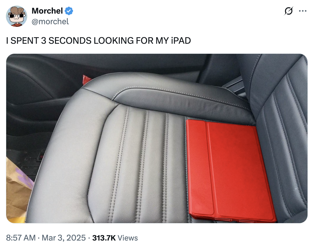 A "parody":https://knowyourmeme.com/memes/cultures/parody-spoof of the "I Spent Weeks Looking for My iPad" "tweet":https://knowyourmeme.com/memes/sites/twitter-x, mocking it for being "Engagement Bait":https://knowyourmeme.com/memes/engagement-bait.