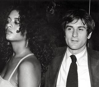 Robert DiNero and his wife, Diahnne Abbott, 1976